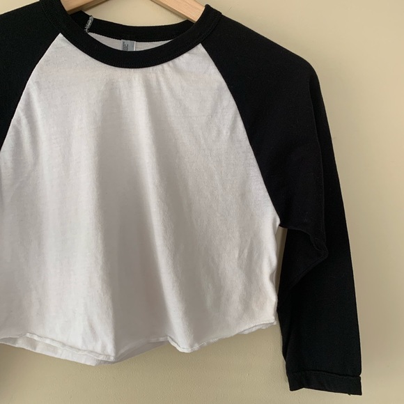 AA Cropped Baseball Top - Picture 3 of 5